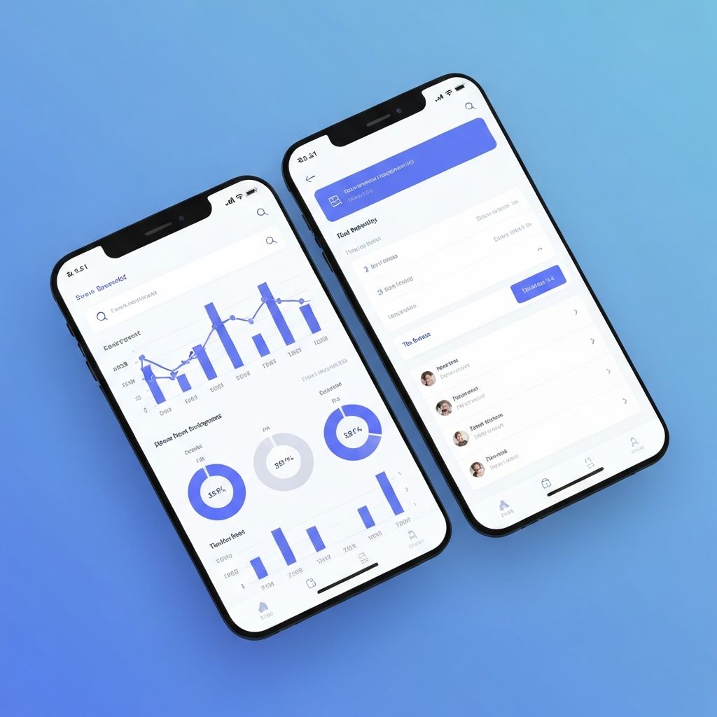 Vchu custom business app dashboard